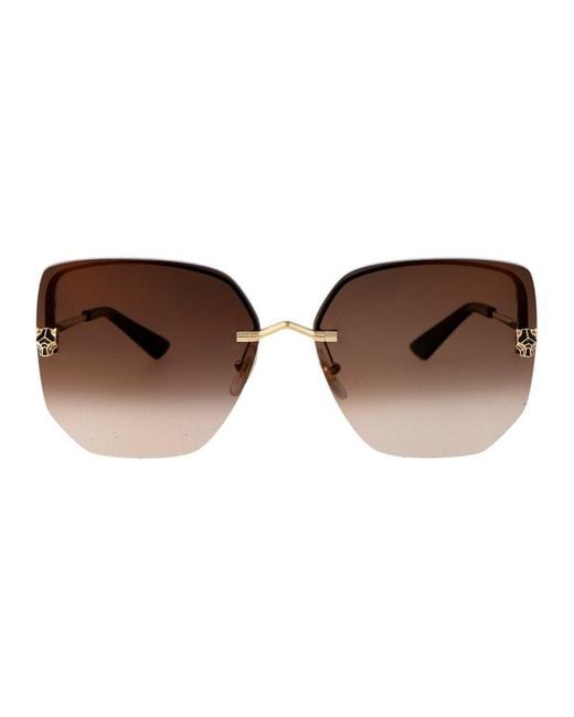 Cartier Brown Sunglasses