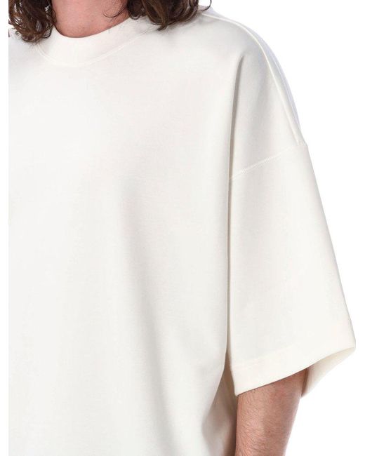 Nike White Sportswear Tech Fleece Reimagined Short-sleeved Sweatshirt for men