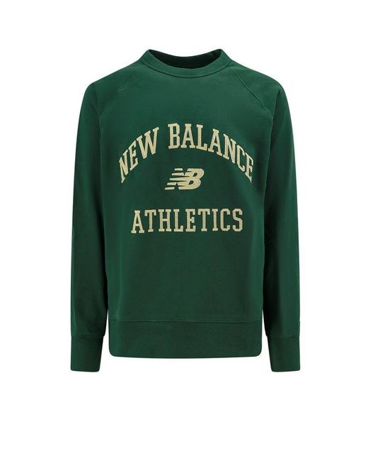 New Balance Green Sweatshirt for men
