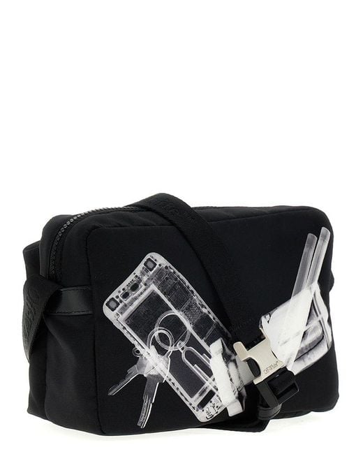 Off-White c/o Virgil Abloh Black X-ray Crossbody Bags for men