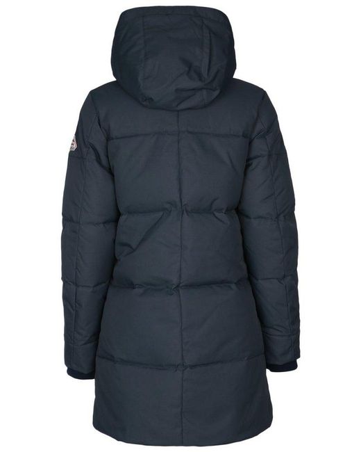 Pyrenex Blue Hooded Puffer Jacket