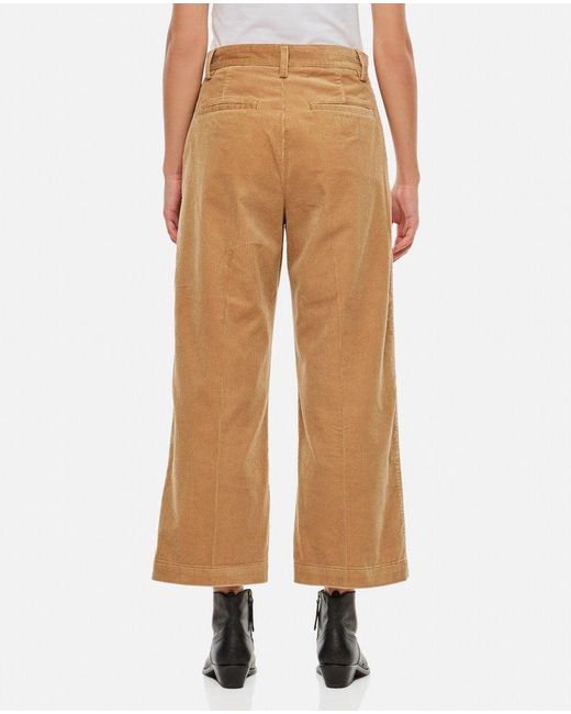 Polo Ralph Lauren Natural Wide Leg Chino Cropped Pants
