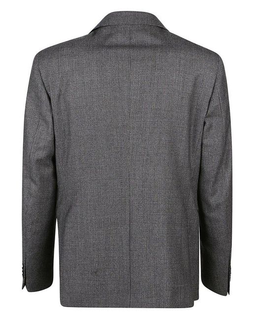 Tagliatore Gray Single-breasted Two-piece Suit Set for men