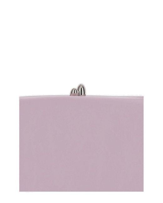 Jil Sander Purple Goji Soft Handle Tote Bag