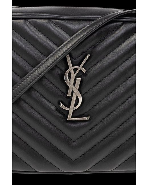 Saint Laurent Black ‘Lou’ Shoulder Bag