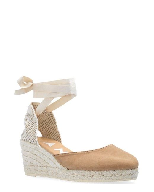 Manebí White Hamptons Low Wedge Espadrilles