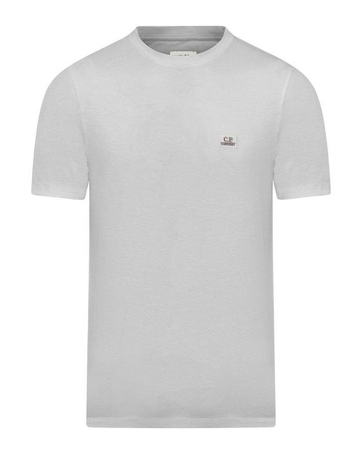 C P Company White T-shirts for men