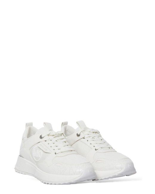 MICHAEL Michael Kors White Logo Detailed Lace-up Sneakers