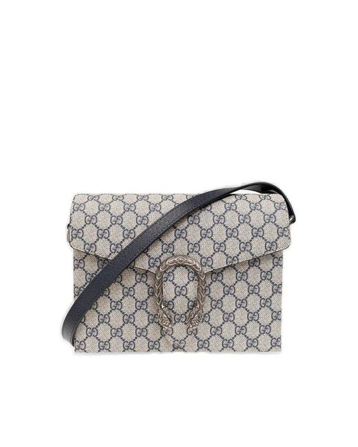 Gucci Gray 'dionysus' Shoulder Bag, for men