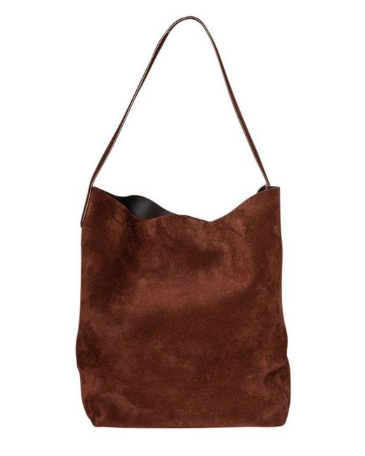 Mansur Gavriel Brown Maxi Everyday Cabas Tote Bag