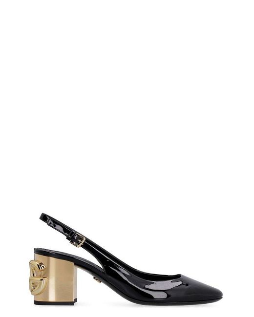 dolce and gabbana block heels