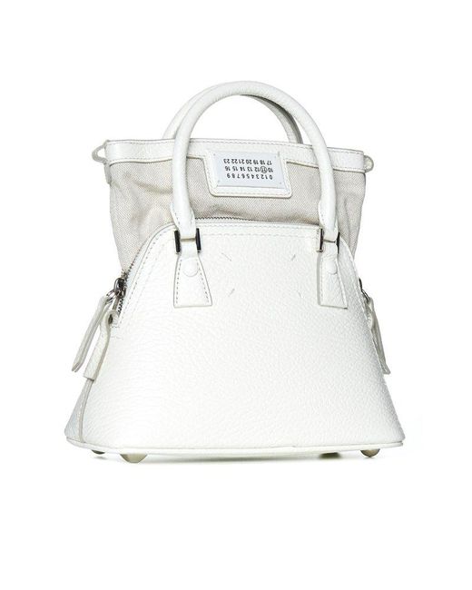 Maison Margiela White 5ac Leather Micro Bag