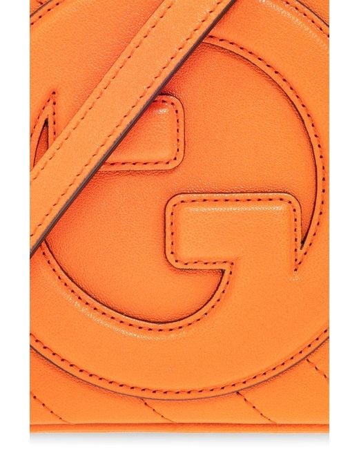 Gucci Orange Blondie Top Handle Bag