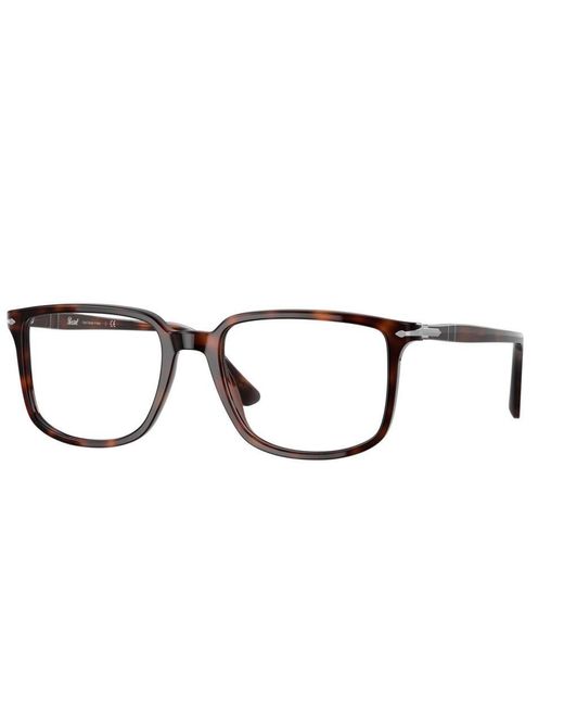 Persol Black Square-Frame Glasses for men