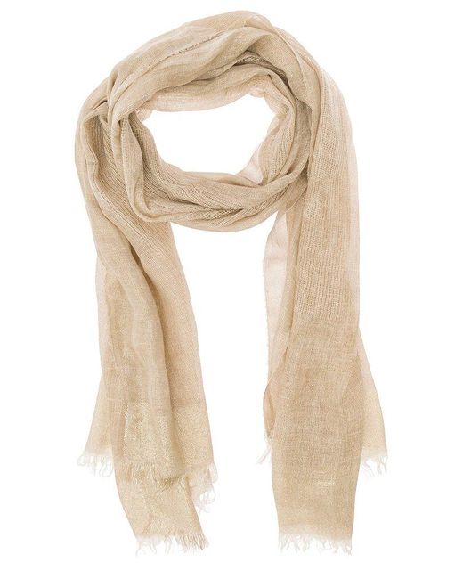 Antonelli Natural Kylie Fringed Scarf