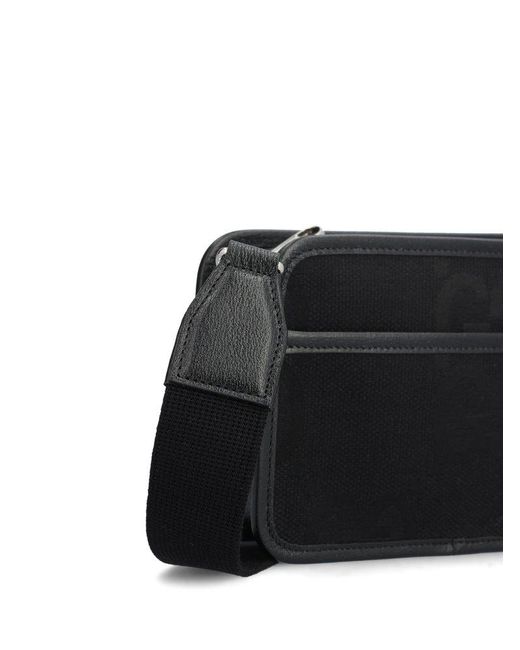 Gucci Black Jumbo GG Zipped Mini Clutch Bag for men