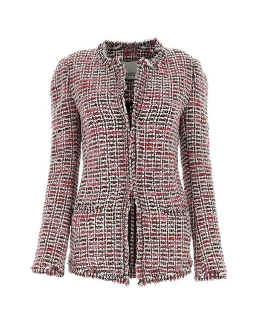 Isabel Marant Brown Boucle Tweed Jacket