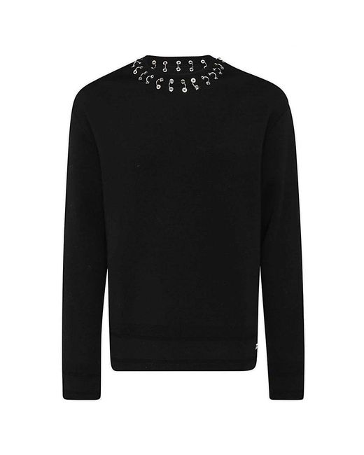 Givenchy Wool Hoop Detailed Neckline 