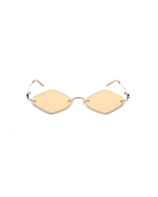 Gucci Black Diamond Frame Sunglasses