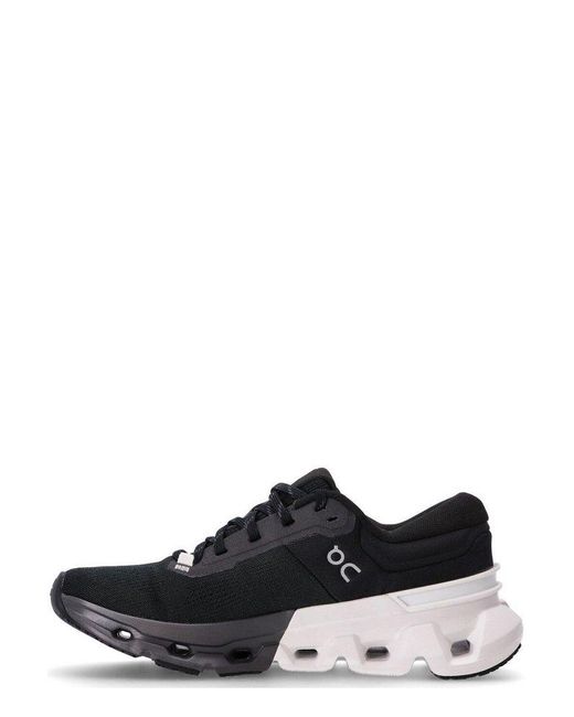 On Shoes Black Cloudflyer 5 Lace-Up Sneakers
