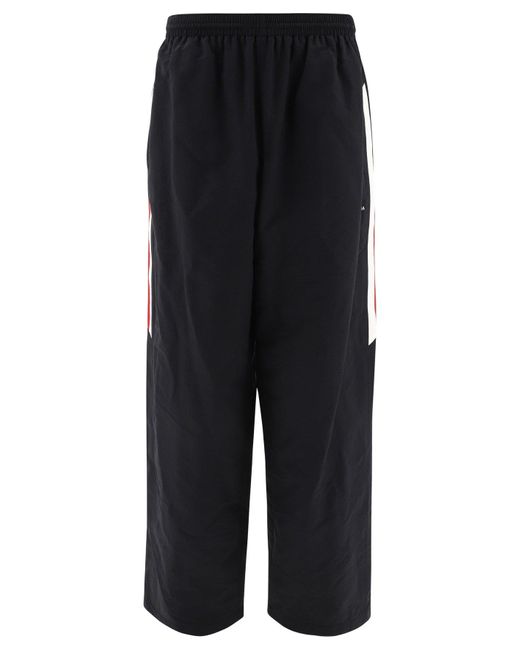 Balenciaga Synthetic Sporty B Track Pants in Black for Men - Lyst