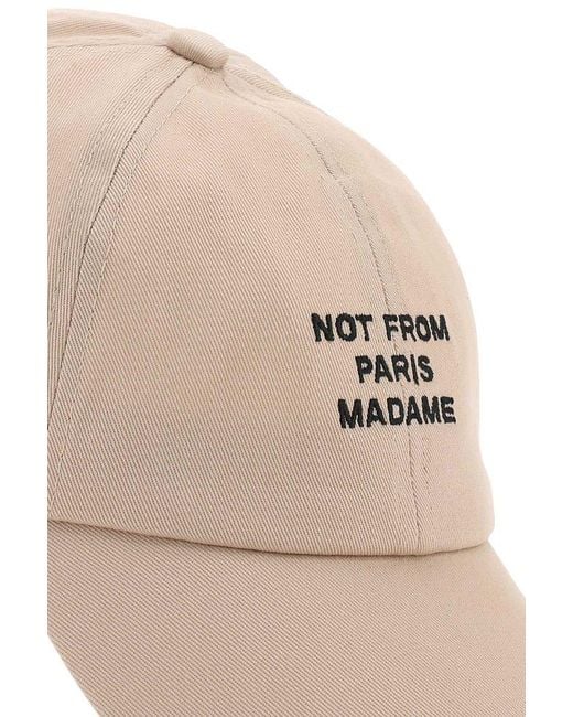 Drole de Monsieur Natural Slogan Embroidered Baseball Cap for men