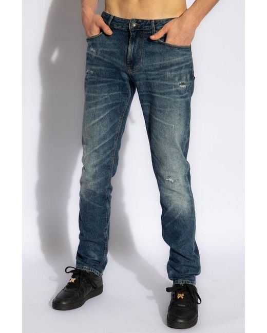 Emporio Armani Blue Slim-fit Jeans, for men