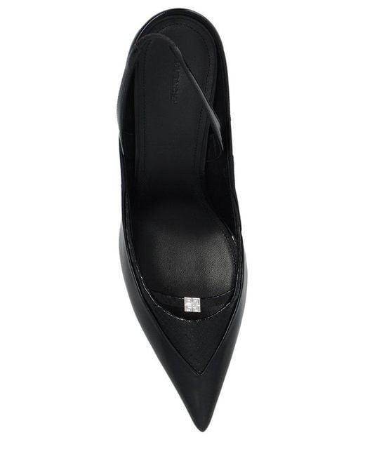 Givenchy Black Raven Wedge Pums