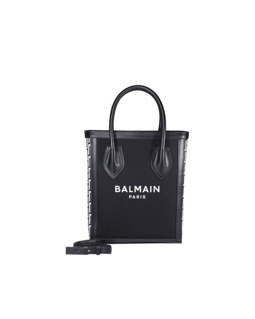 Balmain Barmy 26 Tote Bag in Black Lyst