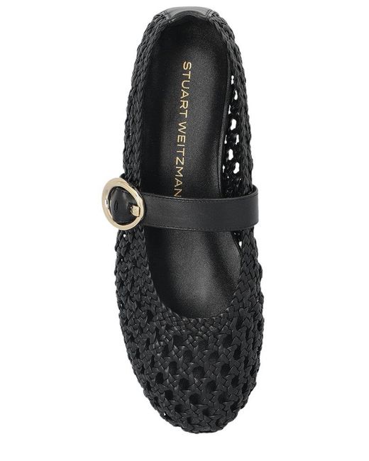 Stuart Weitzman Black Thea Mary Jane Shoes