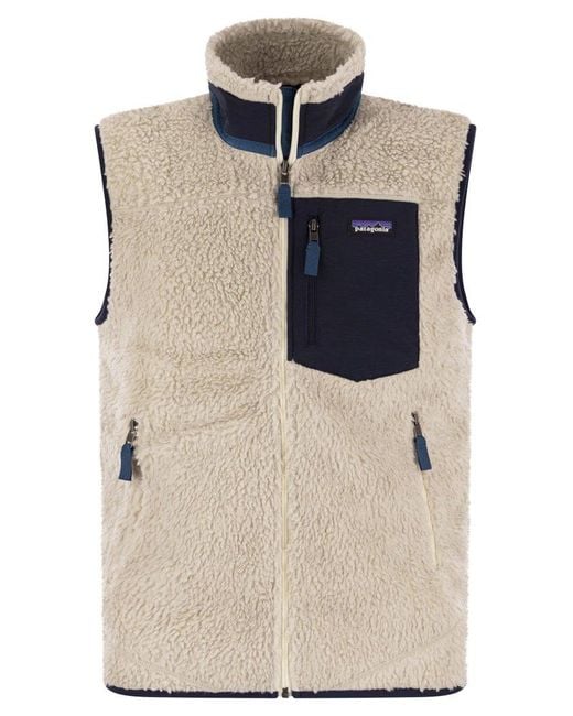 Patagonia Blue Classic Retro-X Vest for men