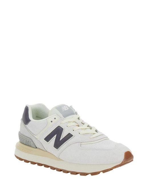 New Balance White 574 Legacy Lace-Up Sneakers for men