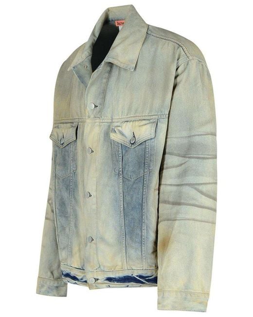 Acne Blue Oversized Fit Denim Jacket