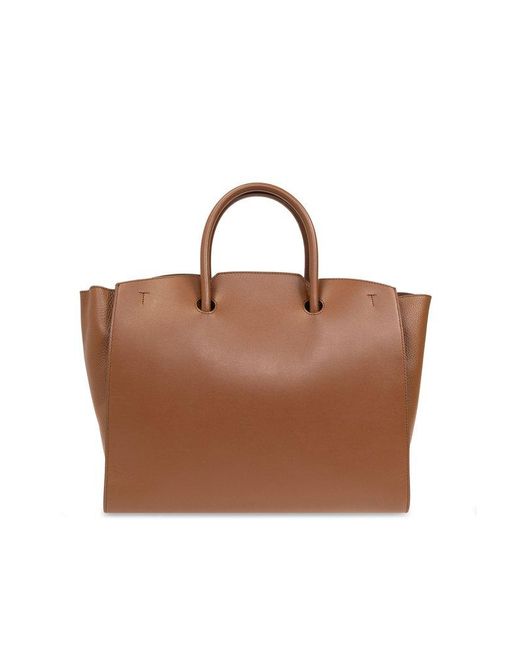 Furla Brown 'genesi Large' Shopper Bag,