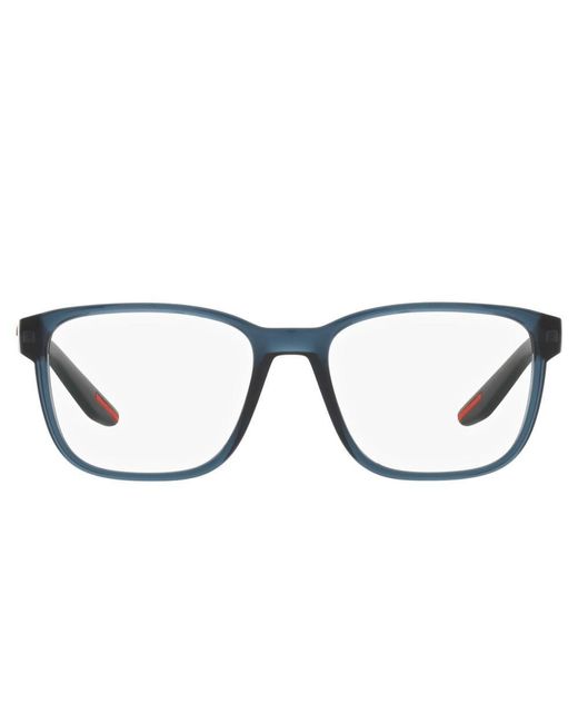 Prada Black Square Frame Glasses for men