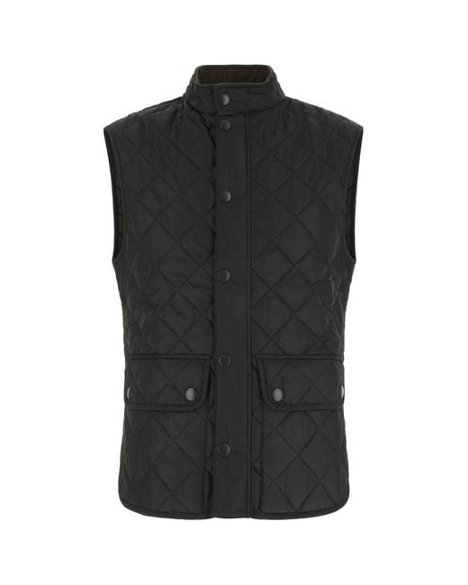 Barbour Synthetic Patch-pocket Quilted Gilet in Black for Men - Lyst