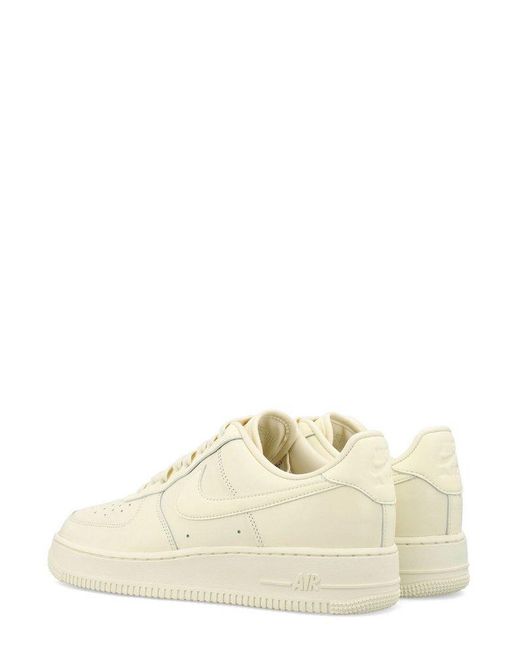 Nike Natural Air Force 1 07 Fresh Lace-up Sneakers