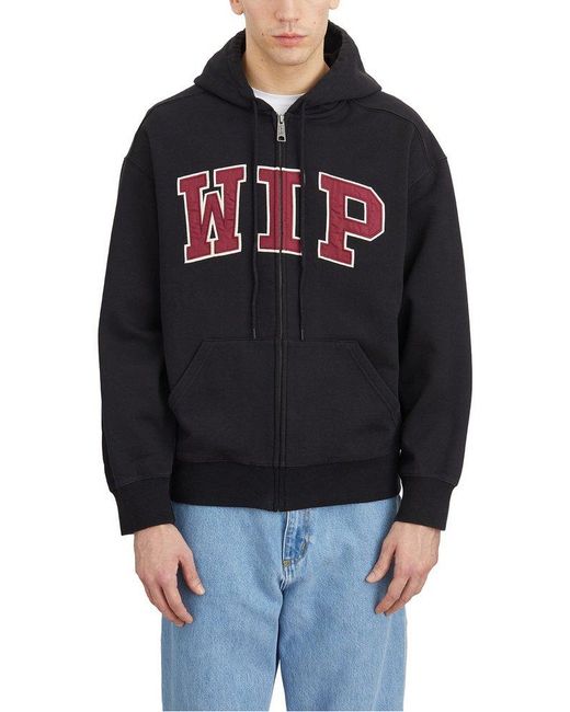 Carhartt Black Hooded Wip Sweat Jacket for men