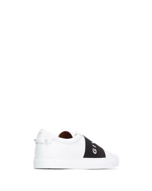 givenchy knot elastic leather trainers
