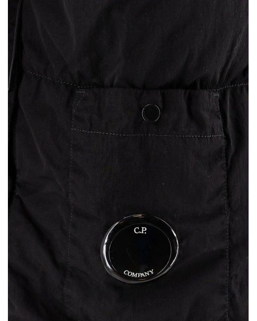 C P Company Blue Puffer Vest Jacket for men