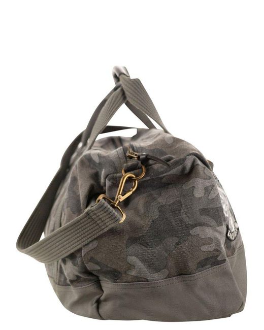 Polo Ralph Lauren Camouflage Patchdetailed Duffle Bag in Black for Men