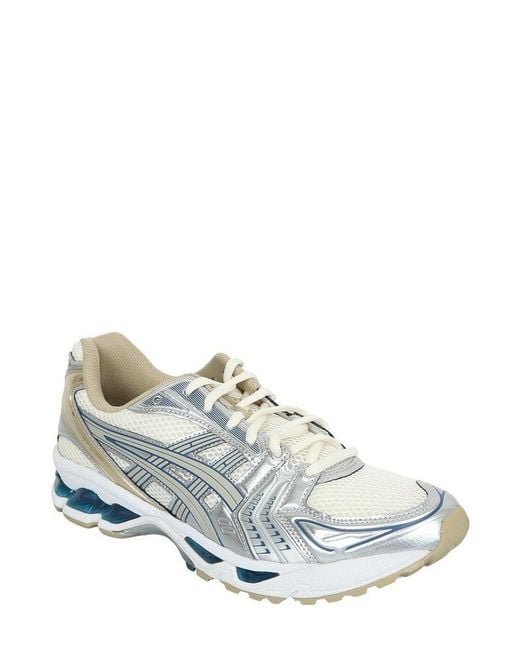 Asics White Gel-Kayano 14 Lace-Up Sneakers for men