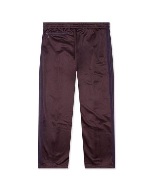Needles Purple Embroidered Motif Track Pants for men