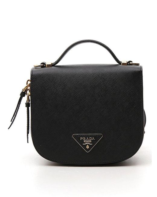 Prada Black Odette Mini Backpack