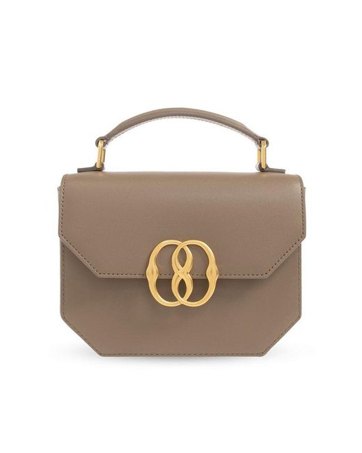 Bally Brown 'emblem Mini' Shoulder Bag,