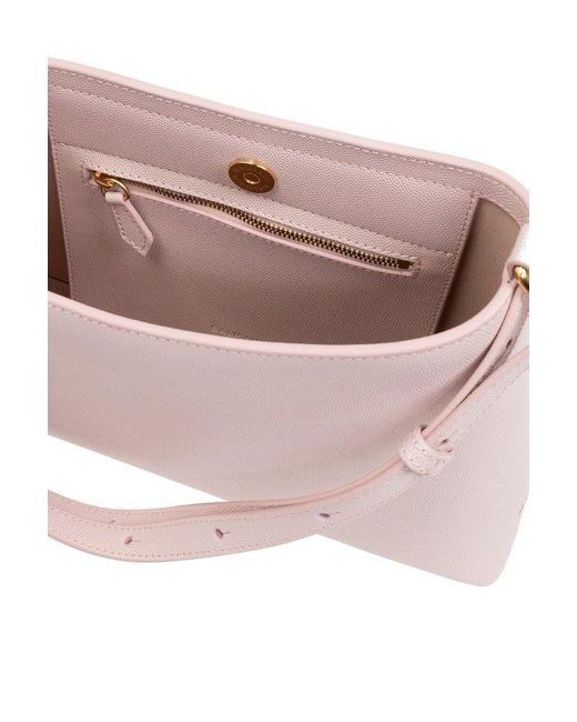 Balmain Pink 'emblème' Shoulder Bag,