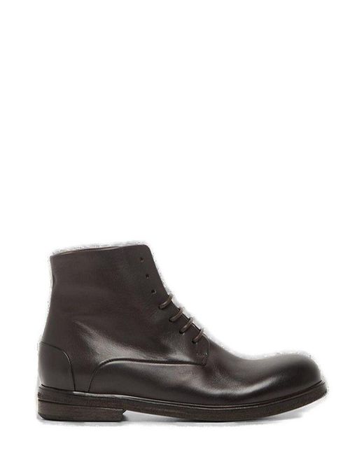 Marsèll Brown Zucca Media Lace-up Ankle Boots