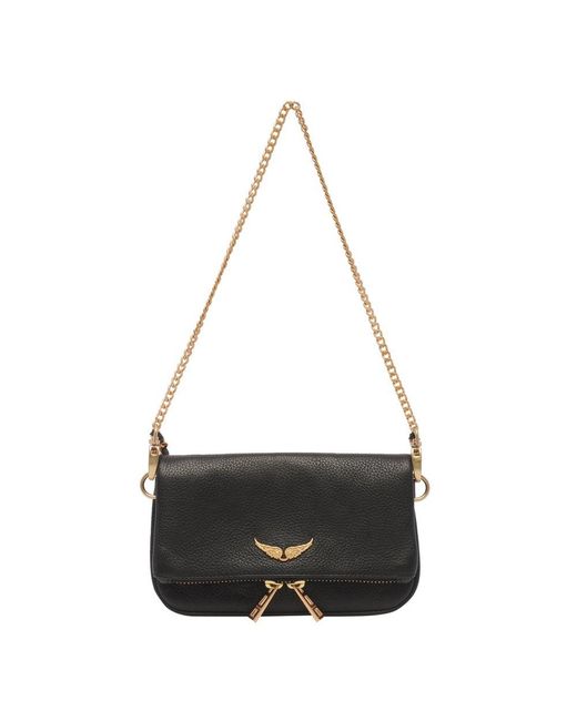 ショルダーバッグ・ポシェット Rockson Nano Crossbody - Zadig & Voltaire - Leather - Black Zadig & Voltaire Rock Nano Crossbody Bag in Black | Lyst