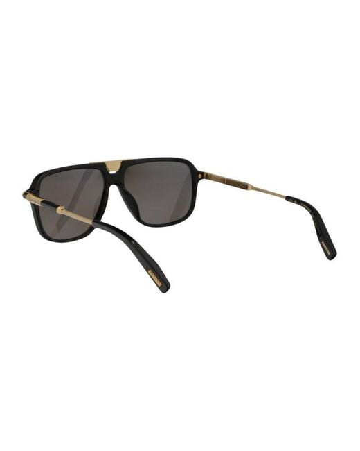 Chopard Black Aviator Sunglasses for men
