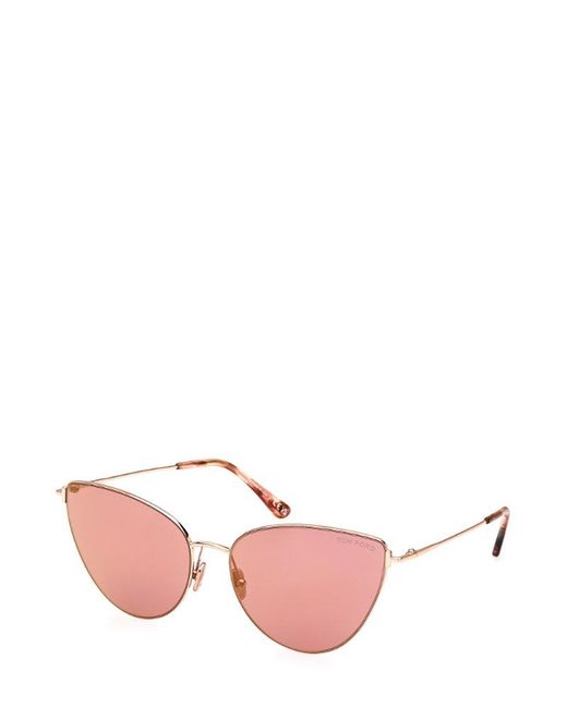 Tom Ford Pink Cat-eye Frame Sunglasses